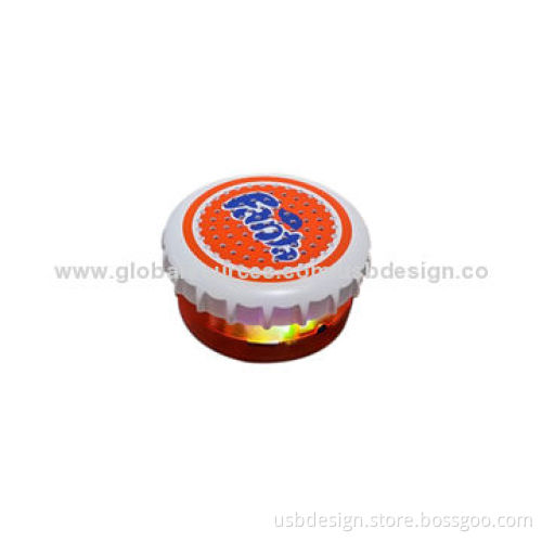 Mini Round Portable Speakers with TF Card Slot and FM RadioNew